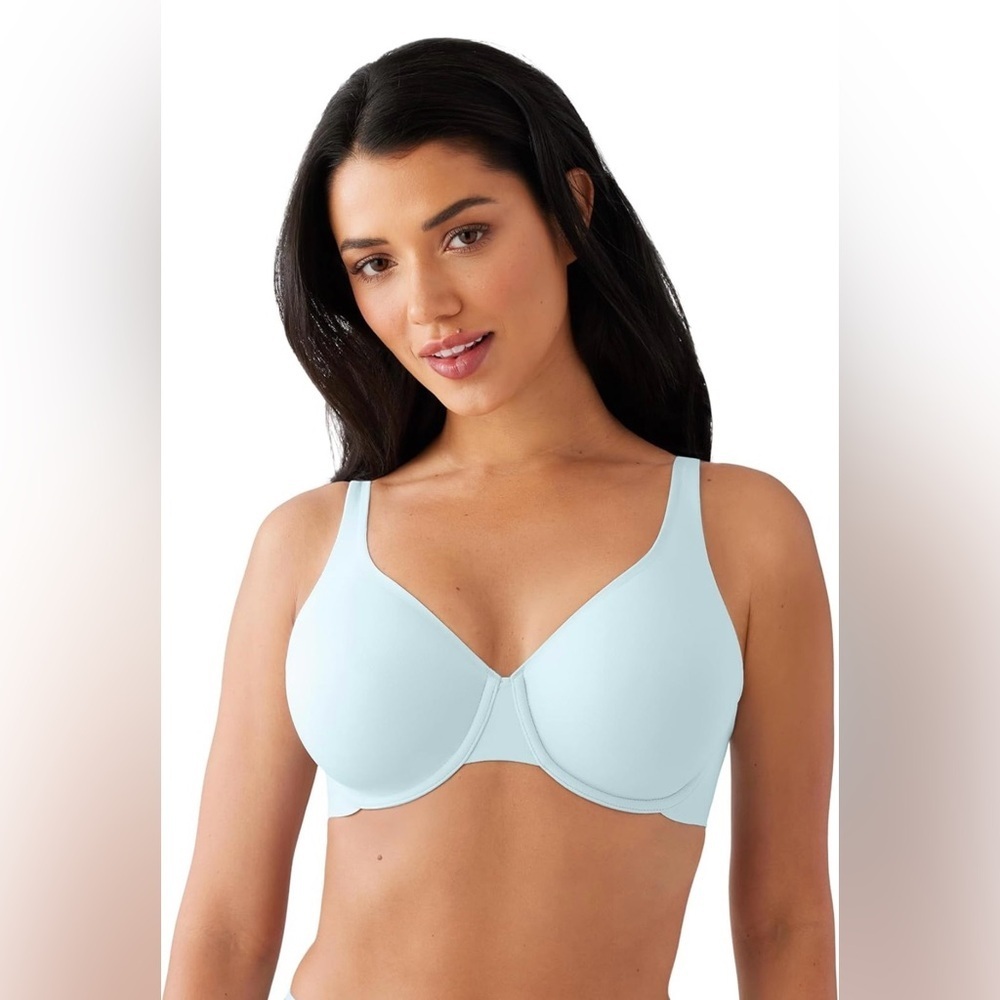 Wacoal Womens Cool Unlined Full Coverage Moisture Wicking Underwire Bra, 855385